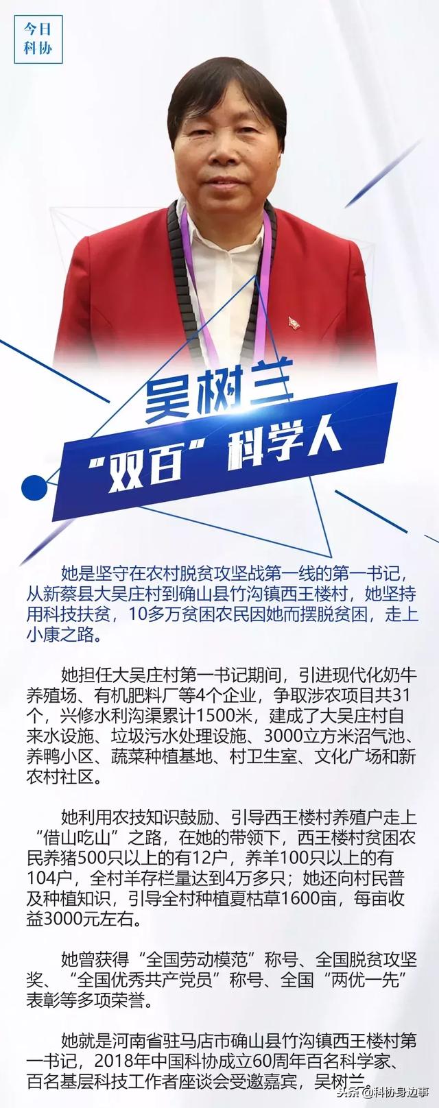 吴树兰:科普扶贫,必须瞄准贫困农民需求