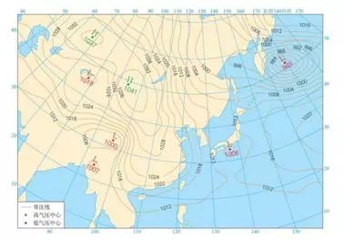 2003年10月14日12时世界海平面的气压分布图1,低压(气旋)大气的这种