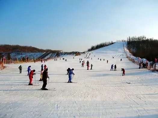 元旦春节2小时游玩时间)体验天然滑雪场林海雪原"雪中飞驰"的