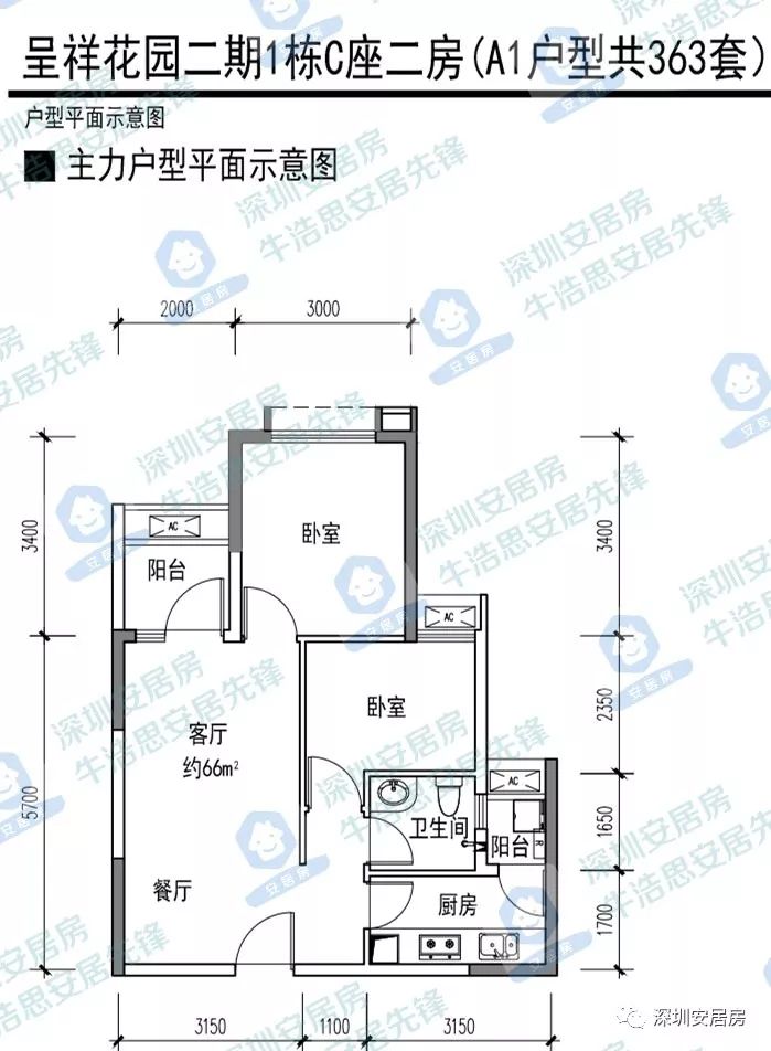 一,房源基本情况呈祥花园二期位于龙岗区坂田街道,中浩二路与中浩五路