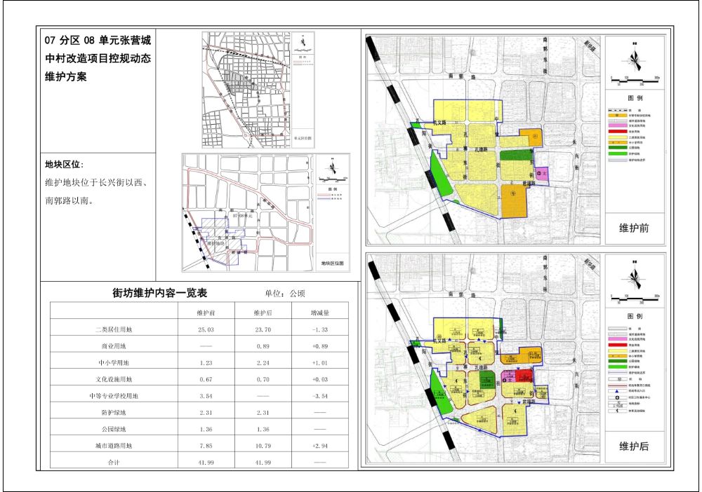 可以看到,石家庄城乡规划局启动了07分区08单元张营城中村改造项目的