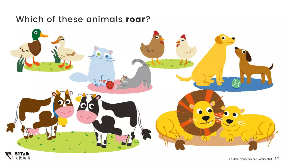 which of these animals roar?
