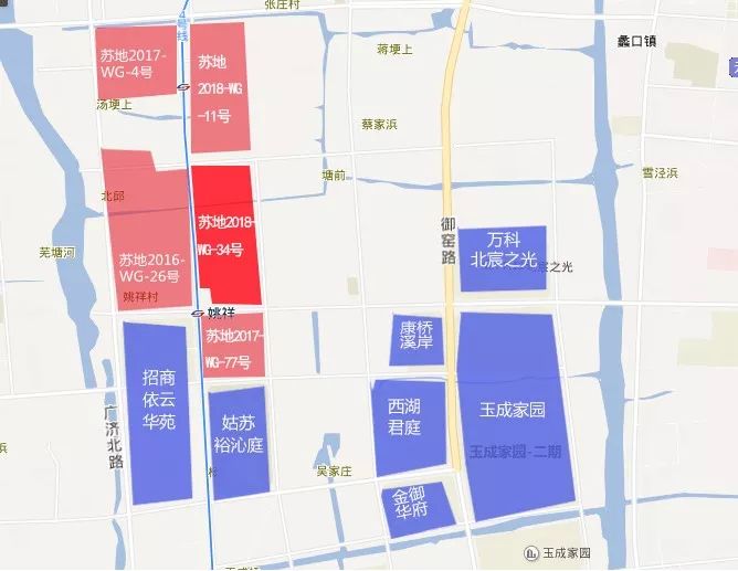 好消息相城区元和街道文灵路东黄蠡路南地块规划公示将建17幢精装高层