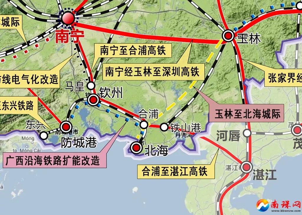 广西最新高铁规划发布,横县高铁有份