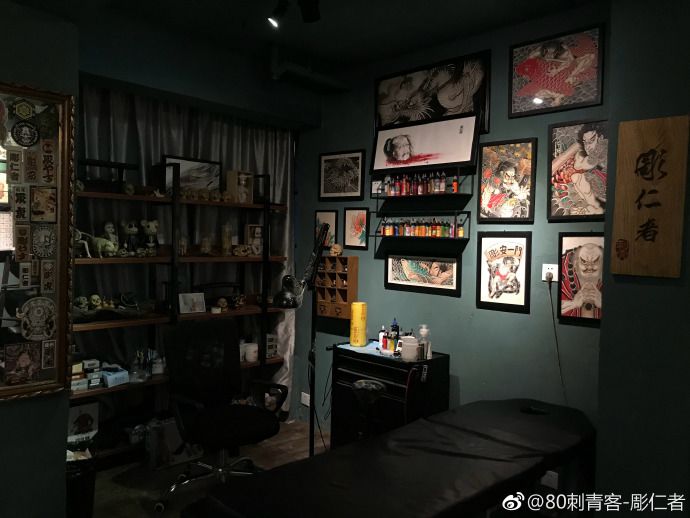 纹身师tattooer80刺青客雕仁者日式老传统