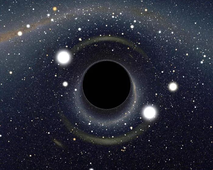 宇宙中有一种天体,叫黑洞.