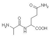 化学名称:n(2-l-丙氨酰-l-谷胺酰胺 别名:力肽 丙氨酰-l-谷氨酰胺