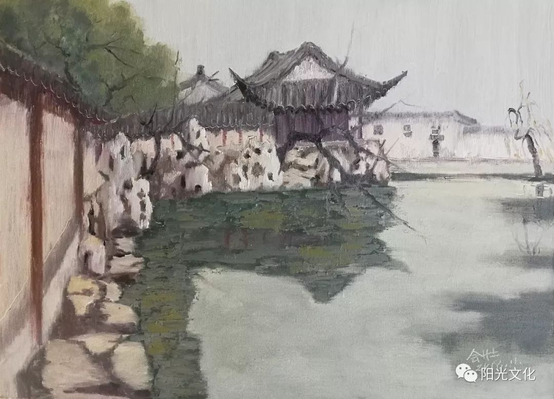 《沧浪亭二》60x80cm