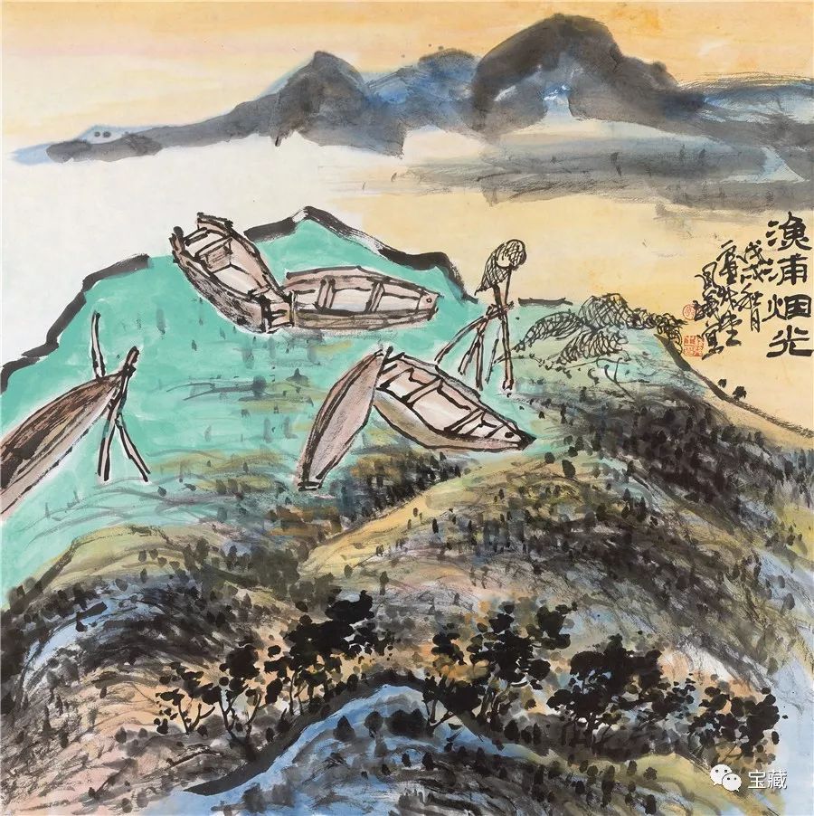 现场纪念改革开放四十周年旧貌变新颜61杭州美丽乡村中国画展在杭州