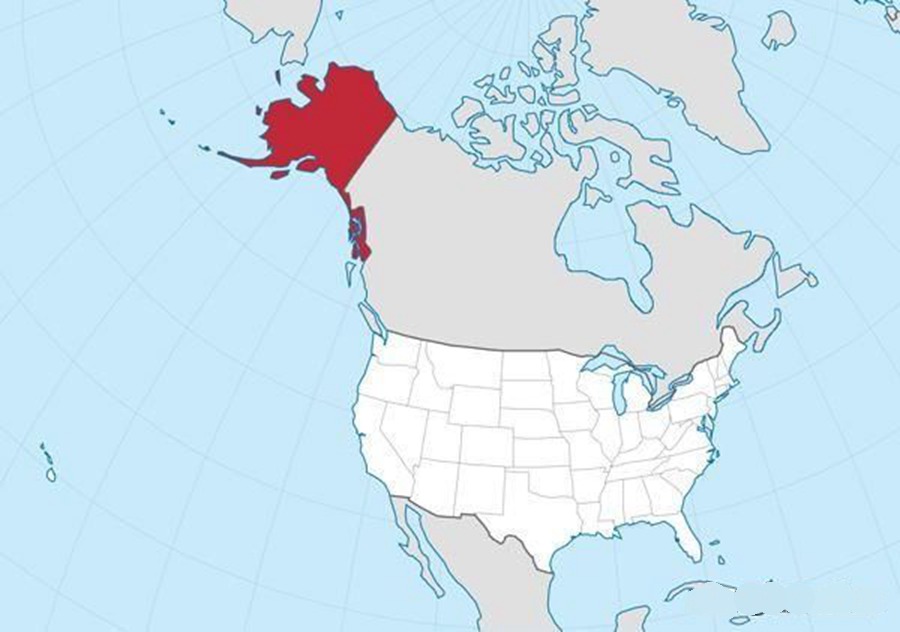 但阿拉斯加州确实不太可能成为一个独立的国家,如果美国分成四块了,它图片