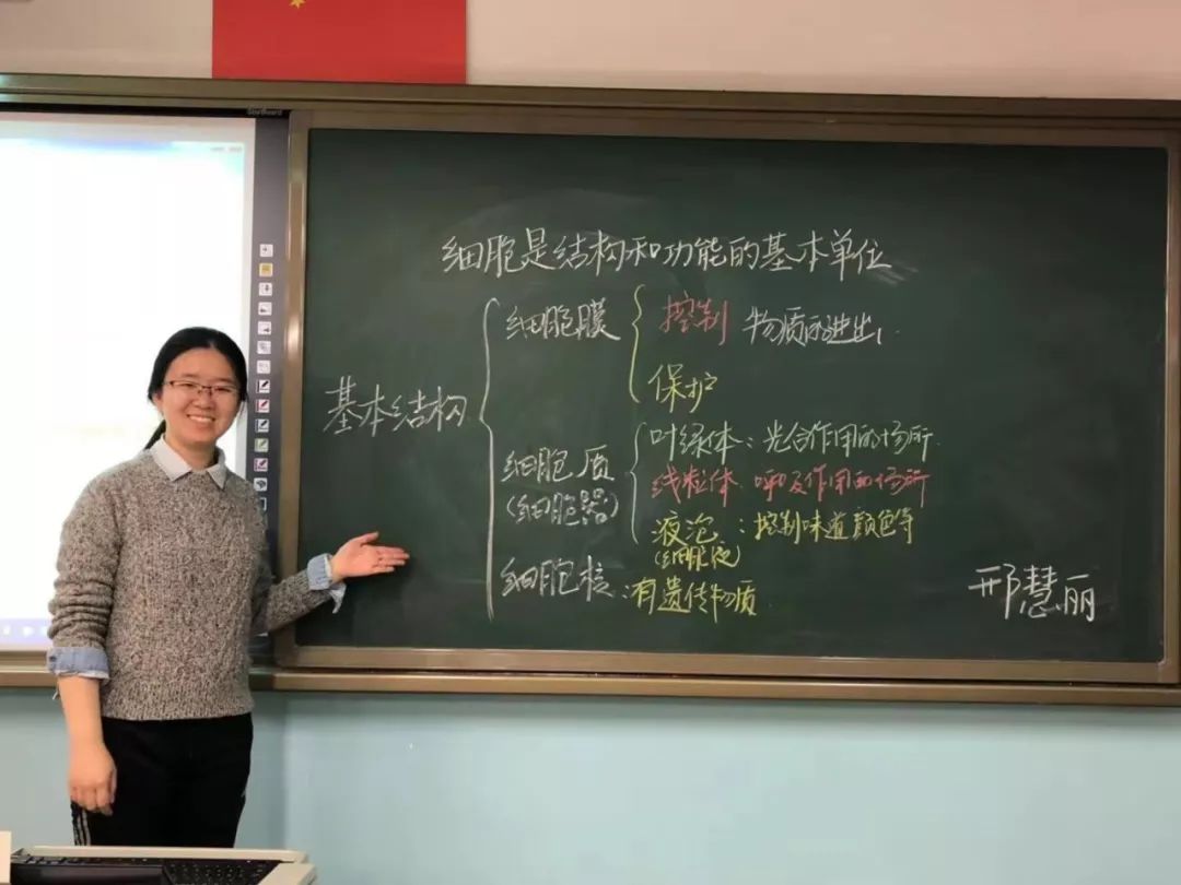 中国科学院附属实验学校青年教师教学板书展示