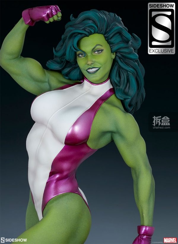 sideshow 漫威 she-hulk 女浩克 1:5 雕像