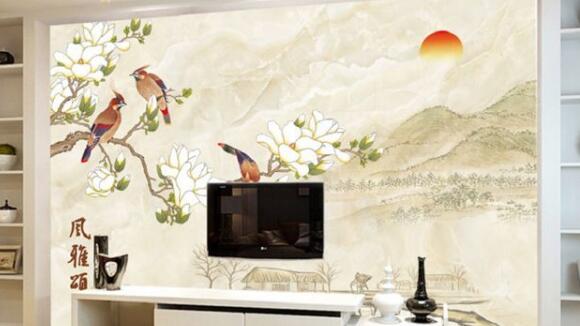 装饰客厅电视背景墙的风水画有哪些?客厅电视背景墙风水画禁忌