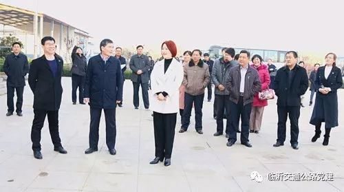 莒南县委常委,宣传部长赵洁带队到县交通运输局观摩指导党建工作