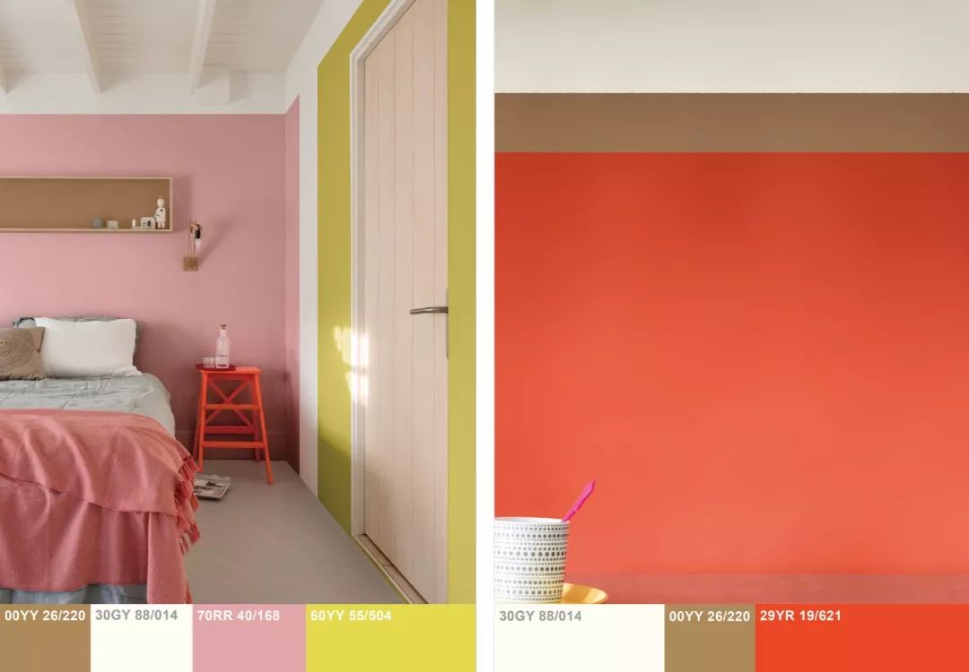 2019年流行色,pantone x dulux都选择了暖色系