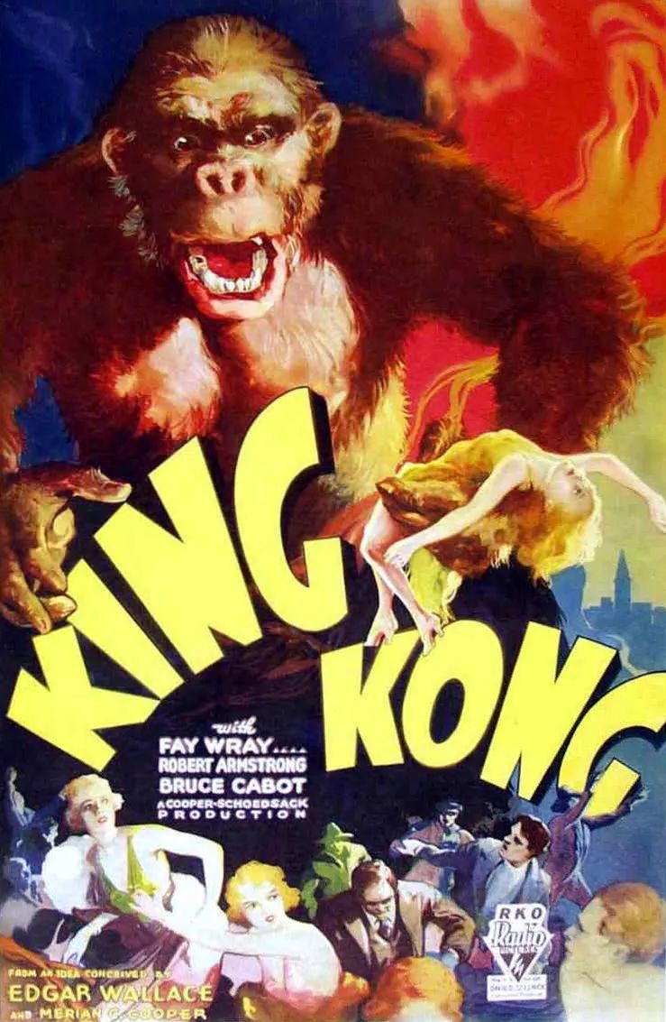 king kong 1933年电影版海报