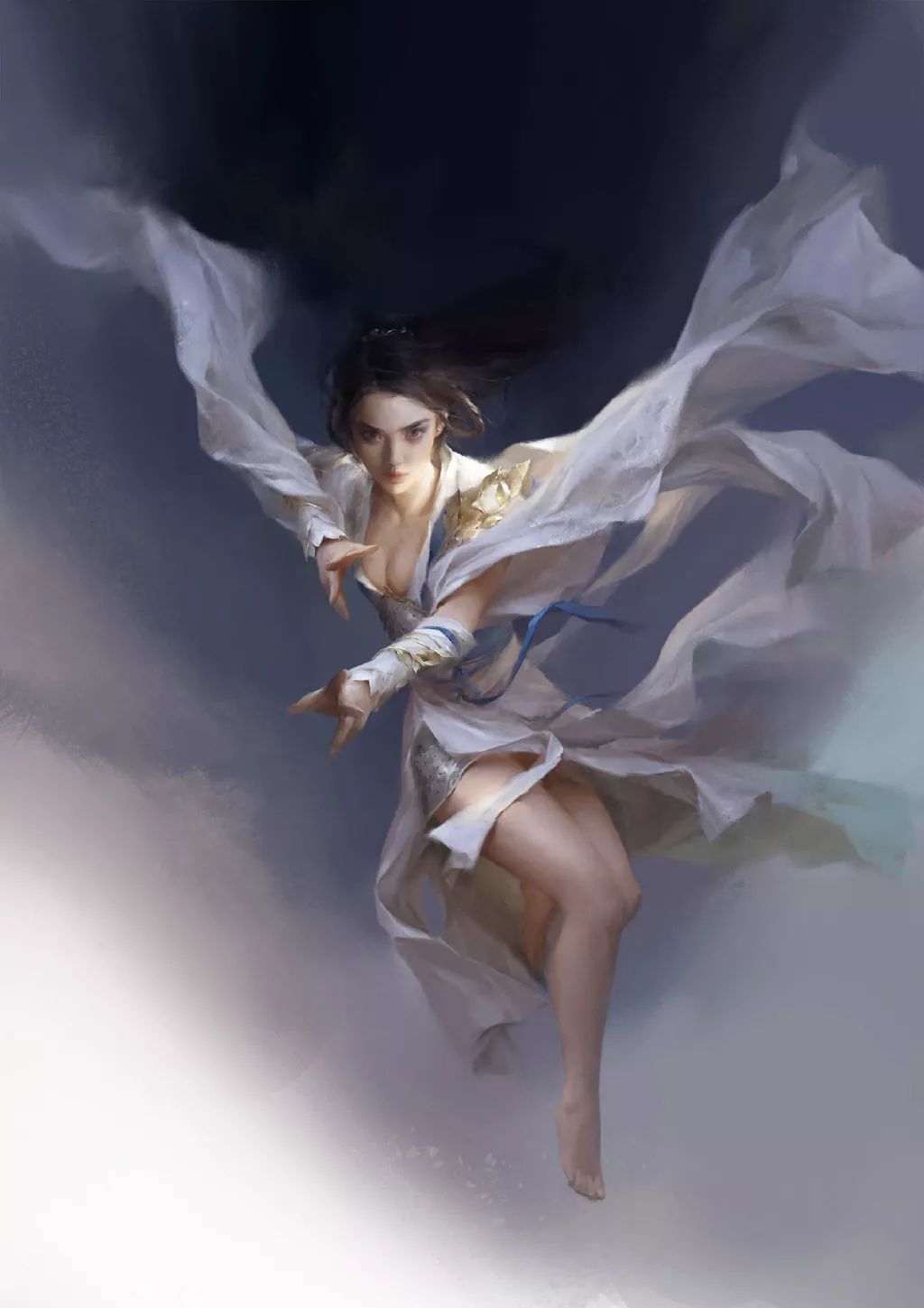 插画师张禄无极黑cg插画艺术家