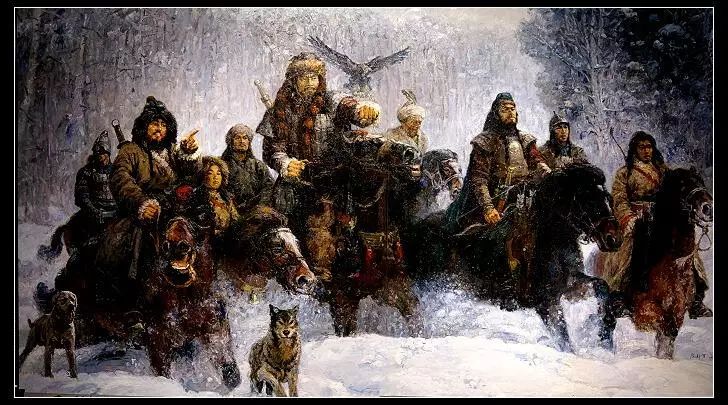 杜尔伯特蒙古人常见的狩猎工具有枪,弓箭,套索,布鲁,扦子,夹子,耍杆