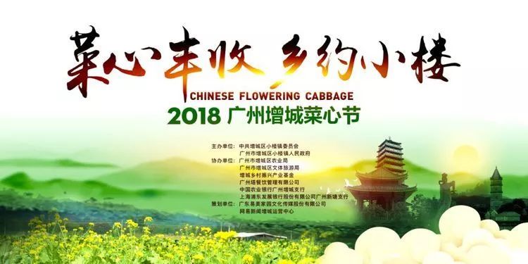 增城菜心节明天开幕啦