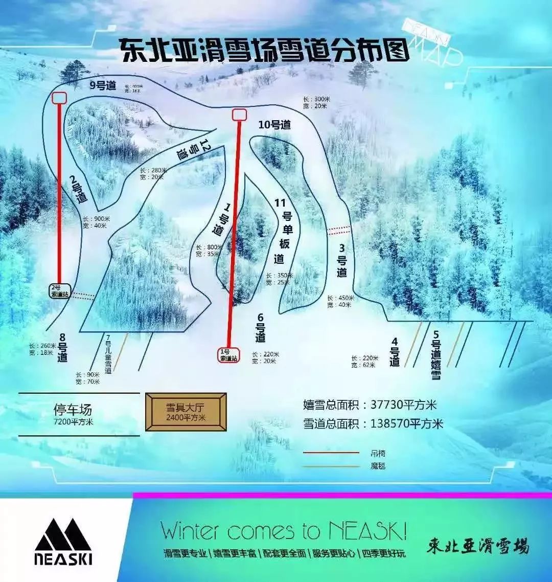 滑雪的乐趣能将负面情绪转移 缓解"冬季抑郁症 东北亚滑雪场与棋盘