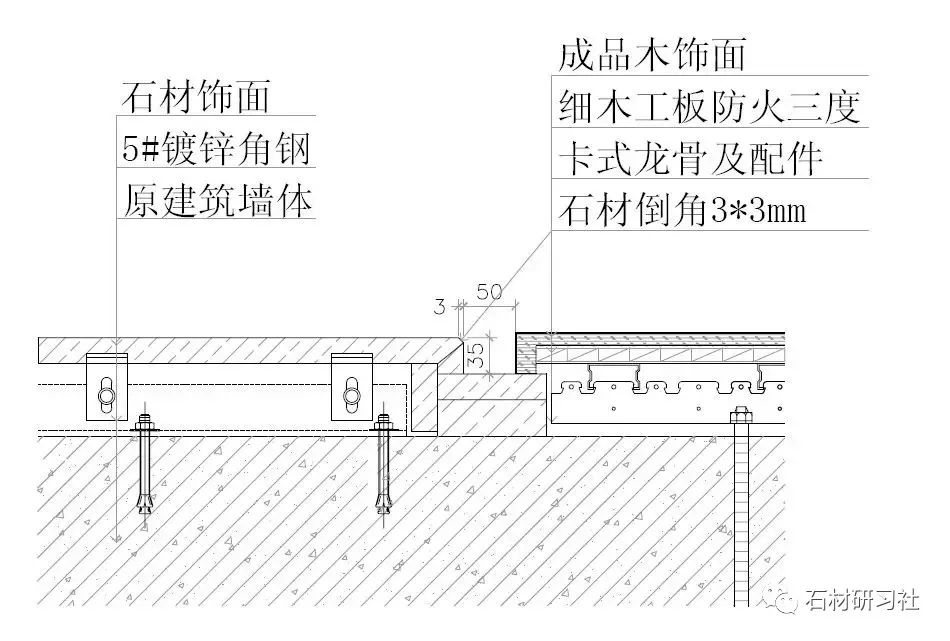 室内精装修墙顶地面不同材质相接工艺做法