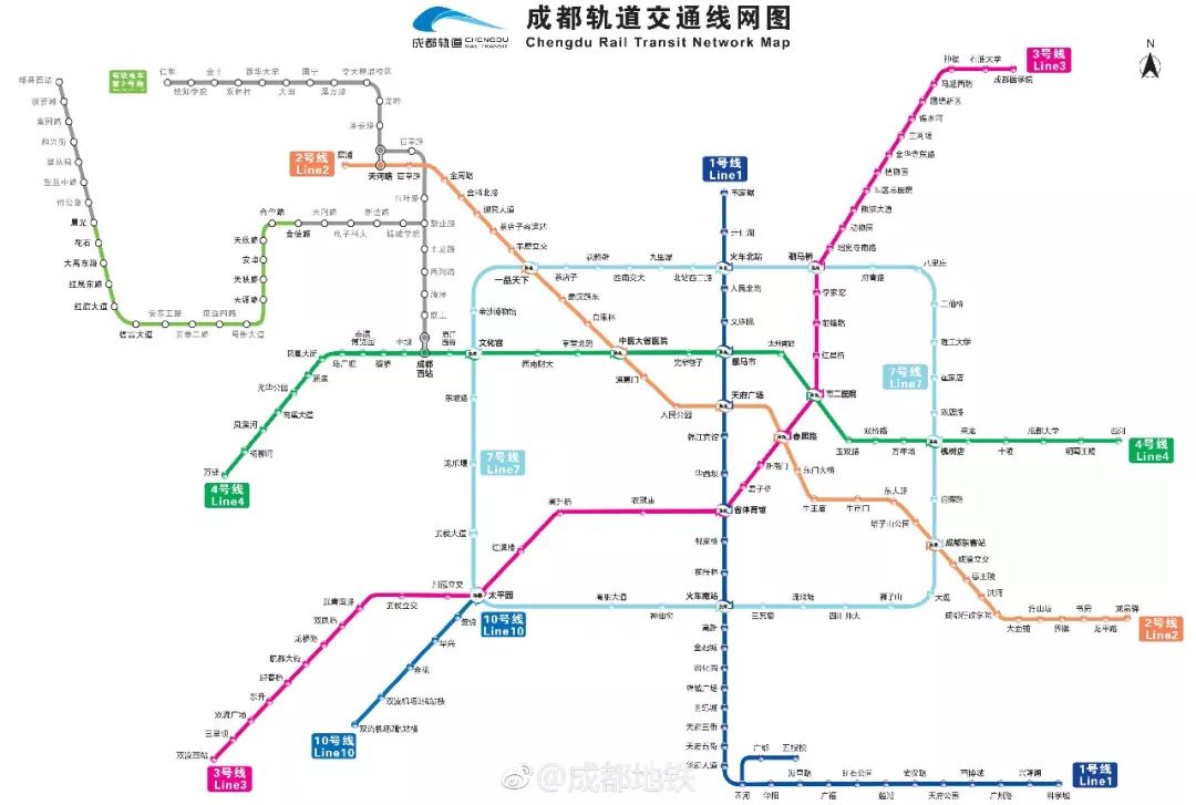 地铁3号线,距离最终通车再进一步!附新版成都地铁通车线路图