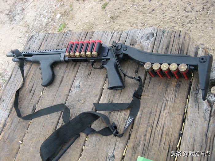 军事丨驻阿富汗美军把莫斯伯格霰弹枪,改装成专用的破门枪!