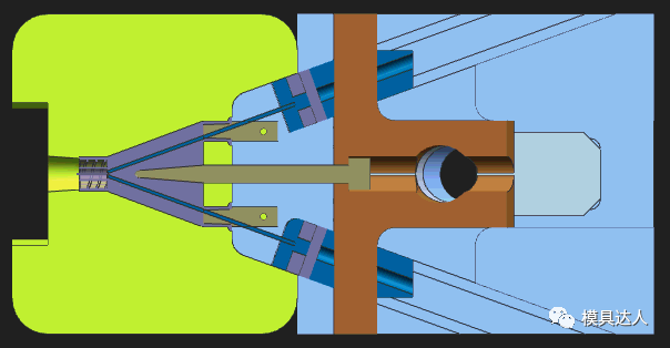 模具达人:模具滑块两次抽芯的最佳组合