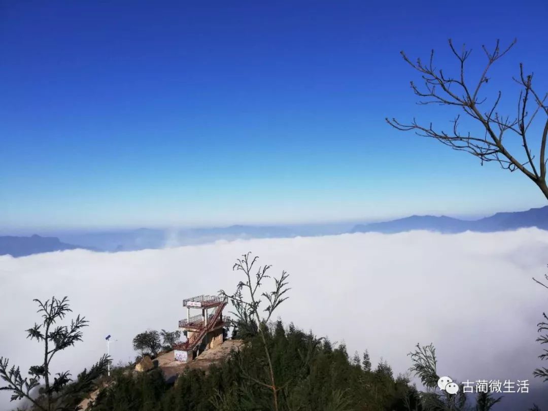 【美景】古蔺虎头山云海,佛光,奇景美如仙境!