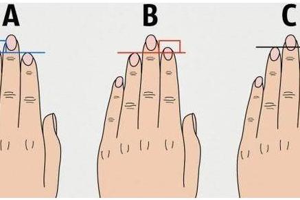 (超准确的性格诊断!)手指的长度决定着你的性格.