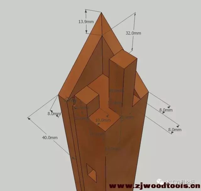 棕角榫详细结构及尺寸设计图纸及制作过程图