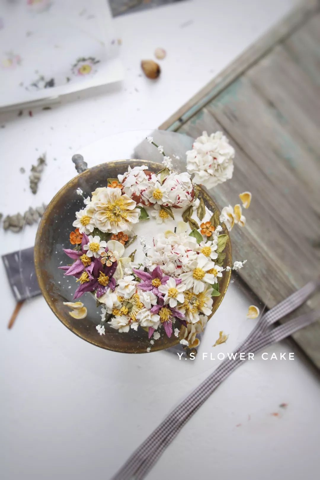 自然系豆沙裱花~有你魂牵梦系的"豆沙刮刀花",不需要花嘴也能做出超