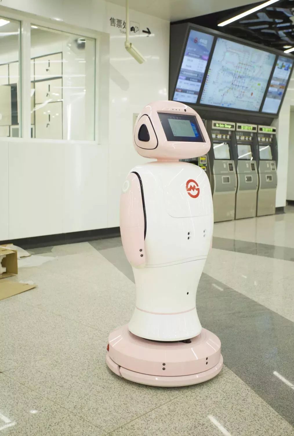 恭喜孚宝机器人成功落地上海13号地铁线!
