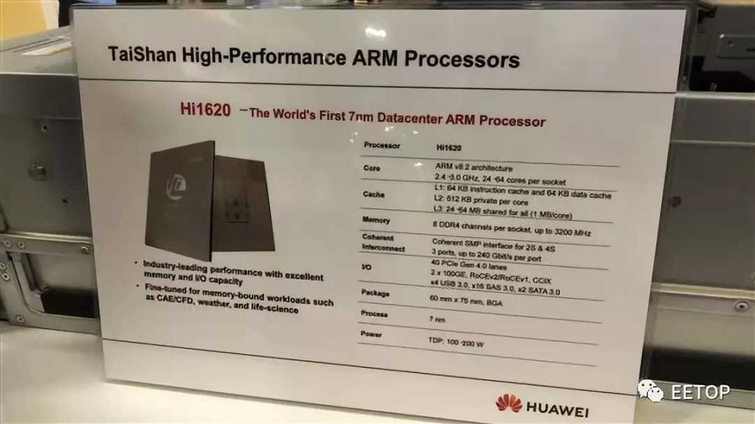 華為正式公開ARM服務器晶片（7nm+64核心） 及 全球首個智能SSD 生活 第1張