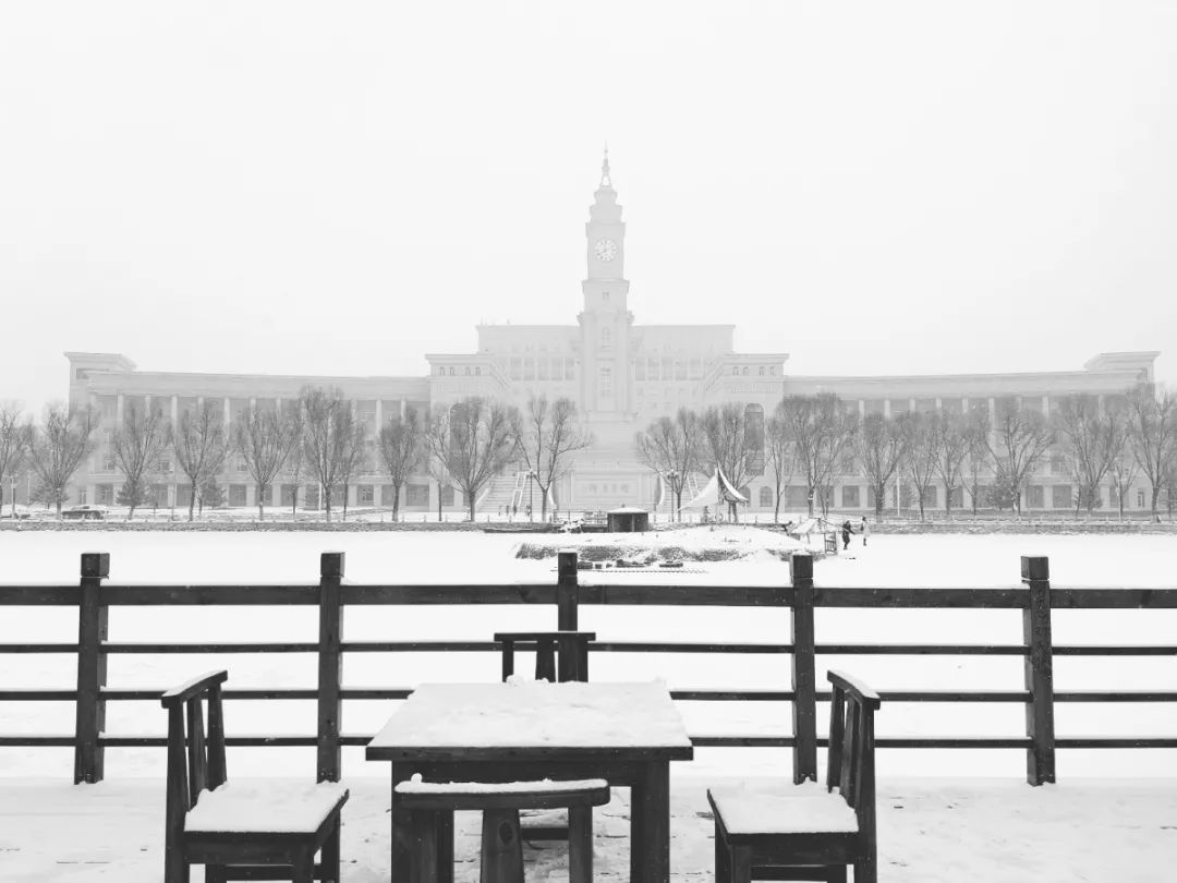 喂,哈师大有场雪,我想约你看一下