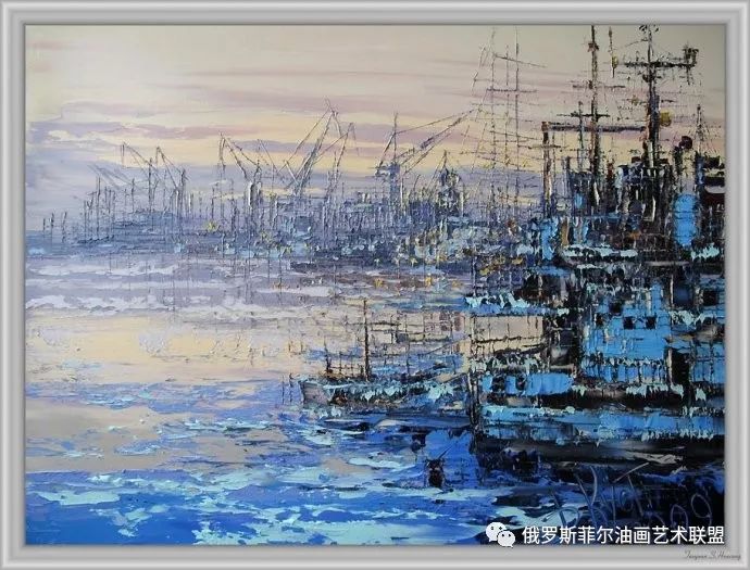 白俄罗斯画家梅德kustanovich 刮刀油画欣赏(三)