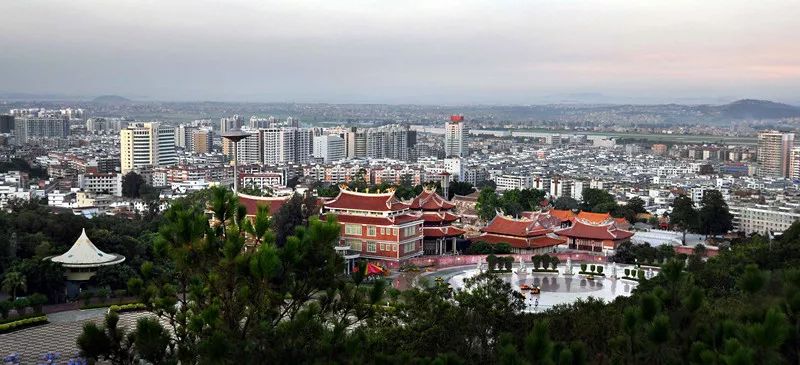 俯瞰惠安县城.
