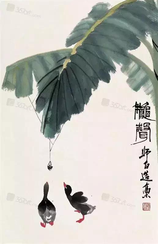 抖音网红"小黄鸭"已成过去式,娄师白的小鸭子那才叫永世流芳