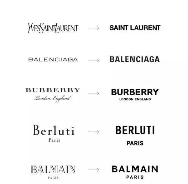 越来越多奢侈品牌加入了更换logo的队伍,法国老牌子带头:圣罗兰