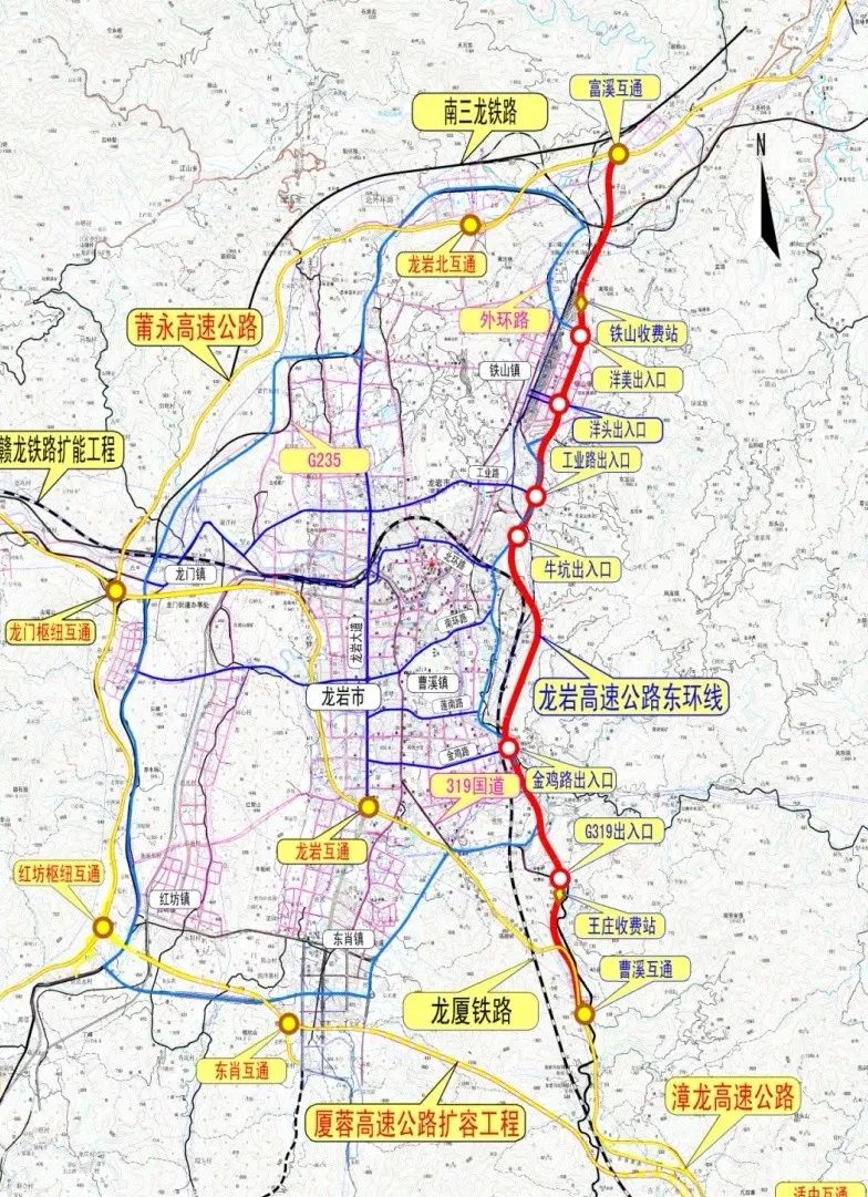 龙岩环城高速2020年建成(东外环)