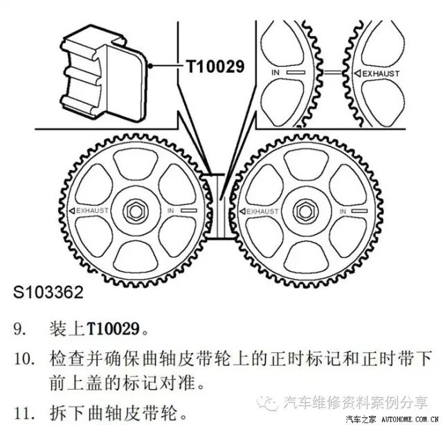 荣威550车主自己更换发动机正时皮带,可以做教材了