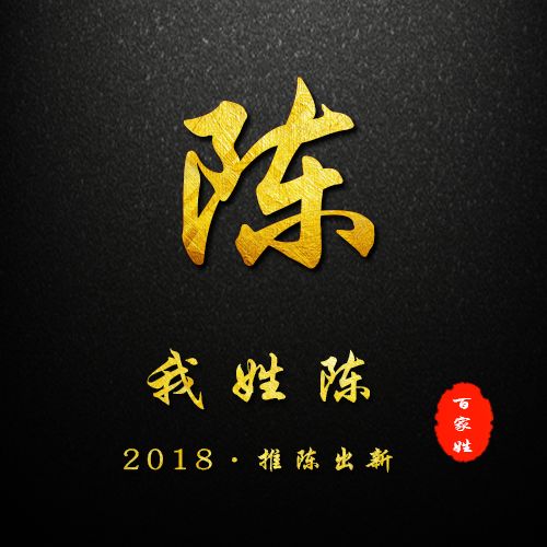 2019贺岁百家姓姓氏头像微信姓氏头像封面你的新春专属祝福