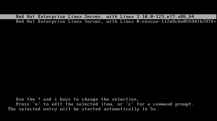 linux系统的引导界面