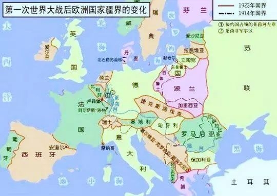 地图看世界;发动两次世界大战的德国失去了多少土地?