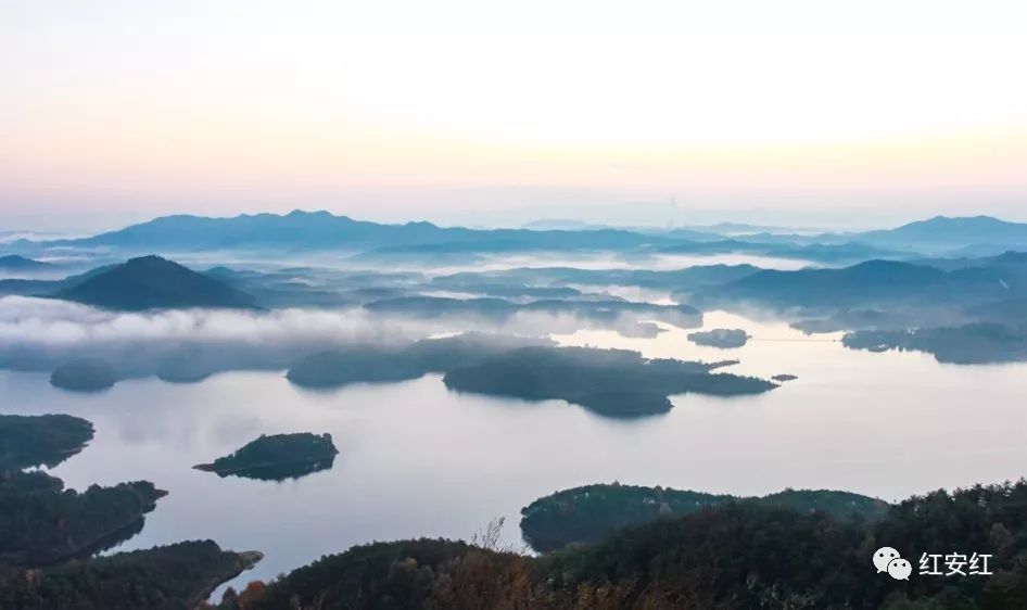 悠然山水间红安永佳河尾斗湖