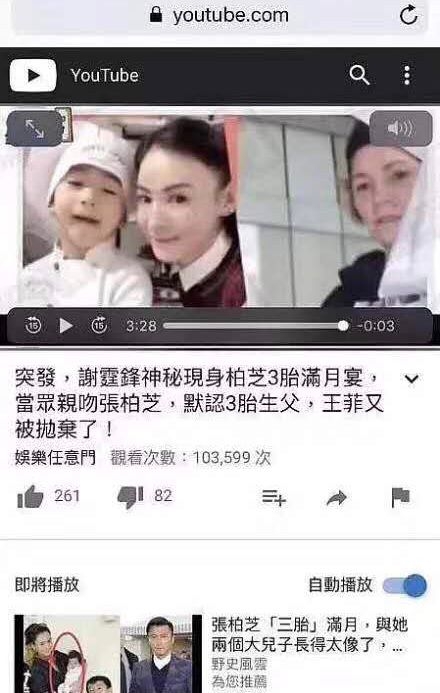 張柏芝三兒子的生父是謝霆鋒？兩人將復婚？雙方均辟謠否認