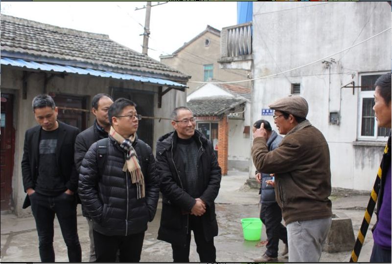 常熟市古文化爱好者探访尚湖镇翁家庄村