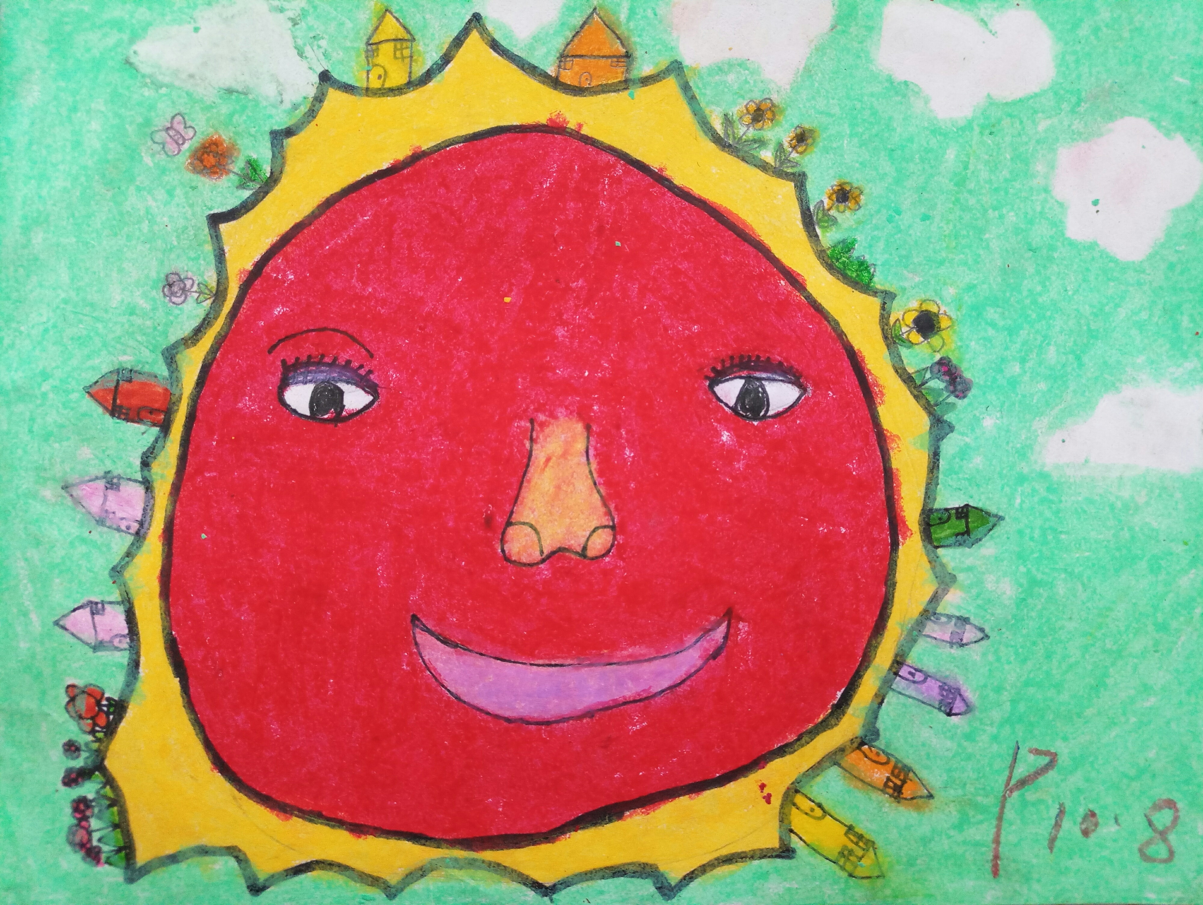 【墨竹绘画班】鹿楼小学一年级小朋友们的绘画作品