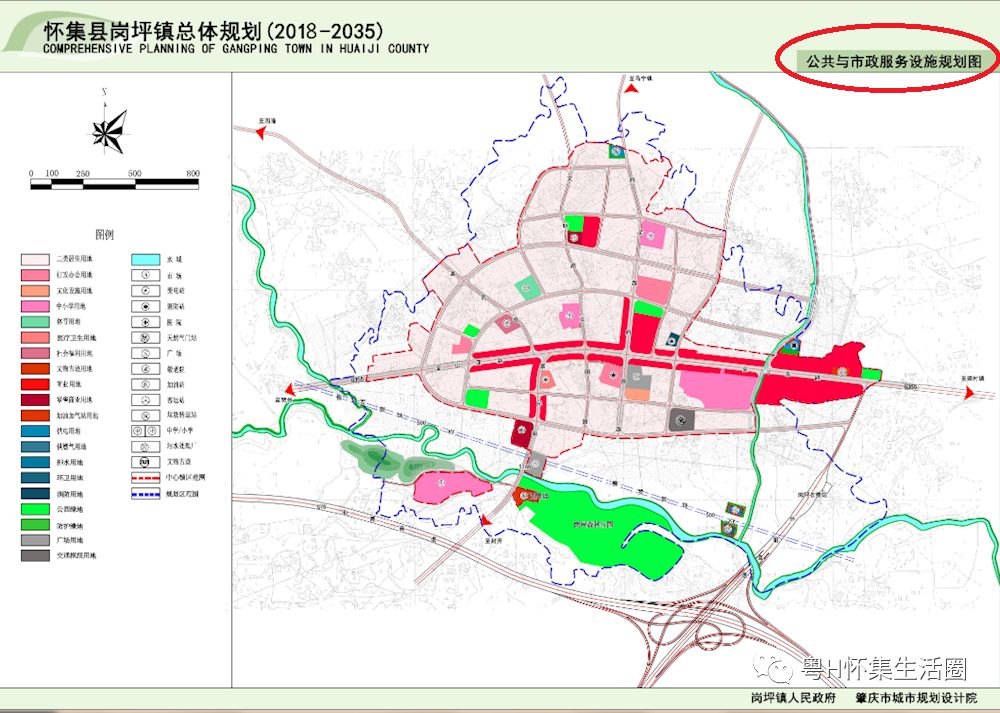 高速公路怀阳高速于岗坪镇东侧设置出入口,出入口连接线与g355(原s349