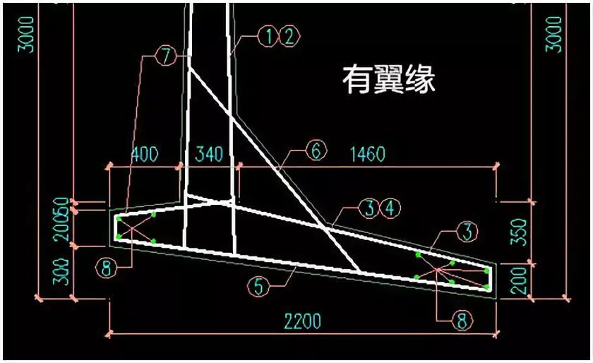 可根据用户输入的截面尺寸和配筋信息绘制相应的剖面详图,钢筋放样图